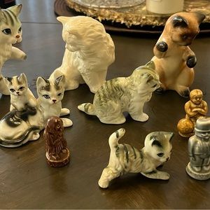 Vintage Goebel Hummel W. Germany Porcelain Cat Figurines